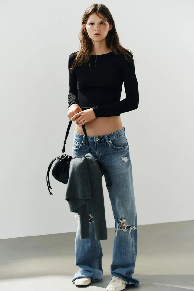 COTTON LONG SLEEVE T-SHIRT