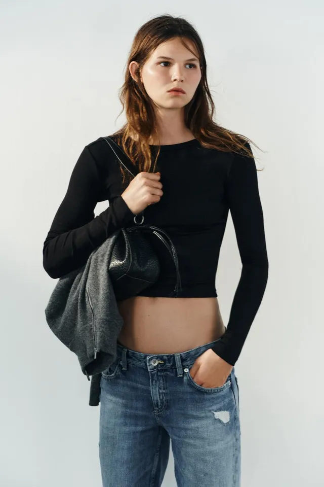 COTTON LONG SLEEVE T-SHIRT – image 2