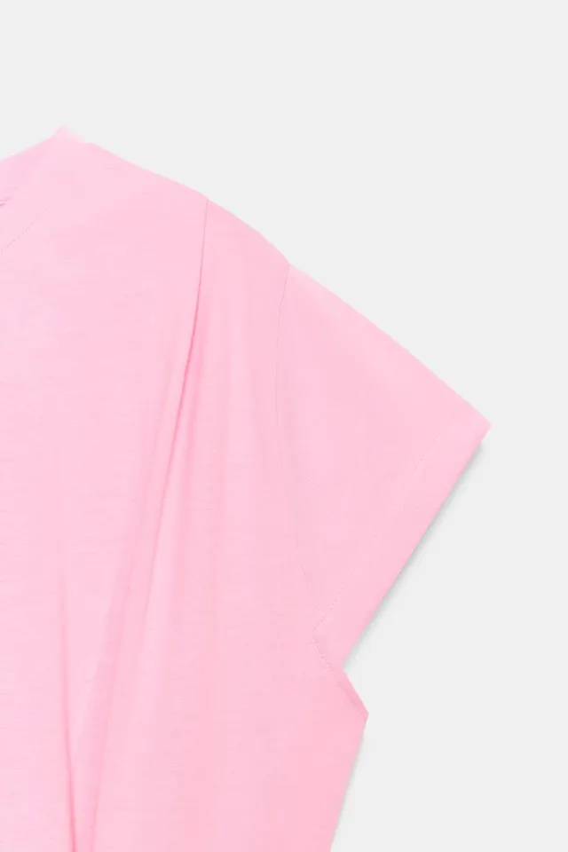 ASYMMETRIC PLEATED T-SHIRT – image 7
