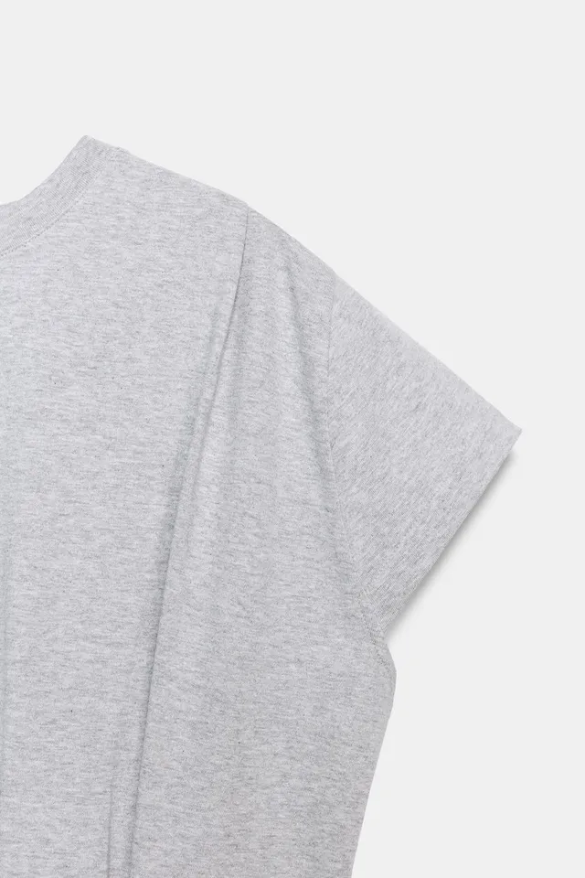ASYMMETRIC PLEATED T-SHIRT – image 7