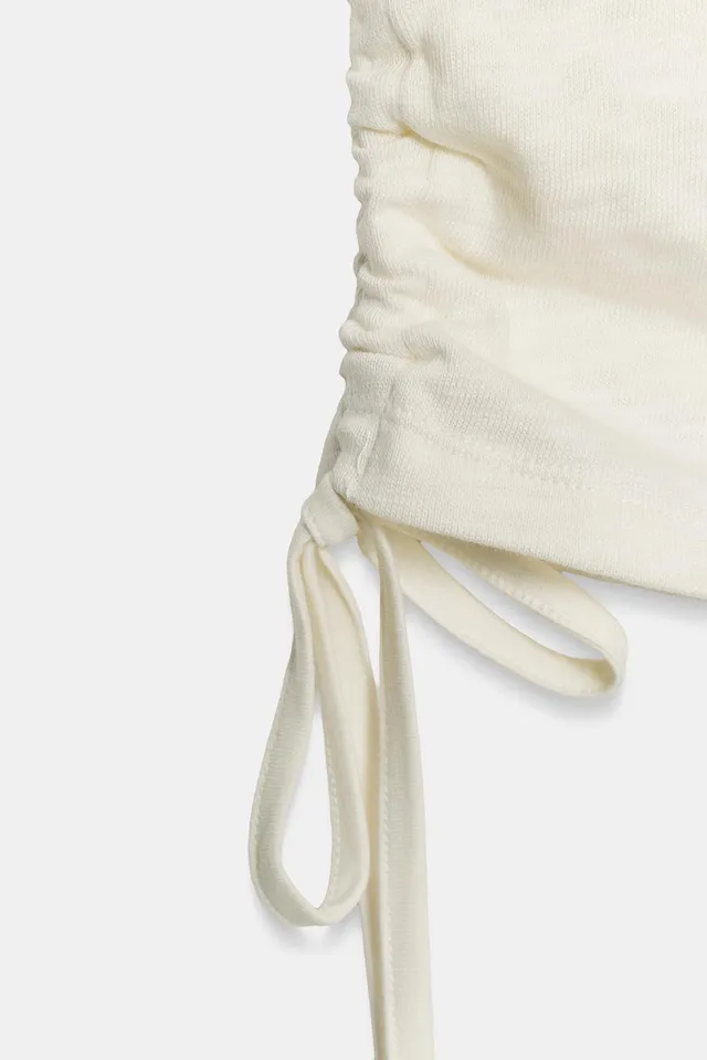 RUSTIC GATHERED T-SHIRT – image 7