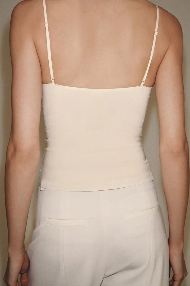 POLYAMIDE BLEND BUSTIER TOP – image 3