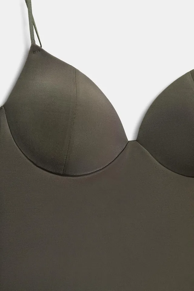 POLYAMIDE BLEND BUSTIER TOP – image 7