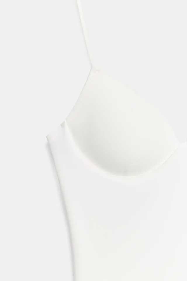POLYAMIDE BLEND BUSTIER TOP – image 8