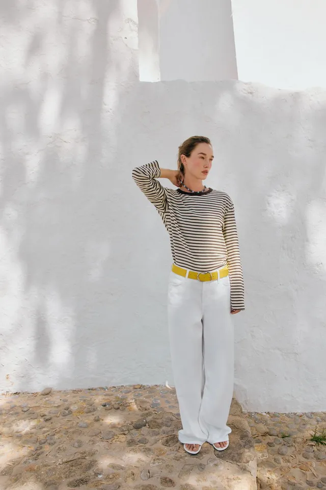 STRIPED LONG SLEEVE T-SHIRT