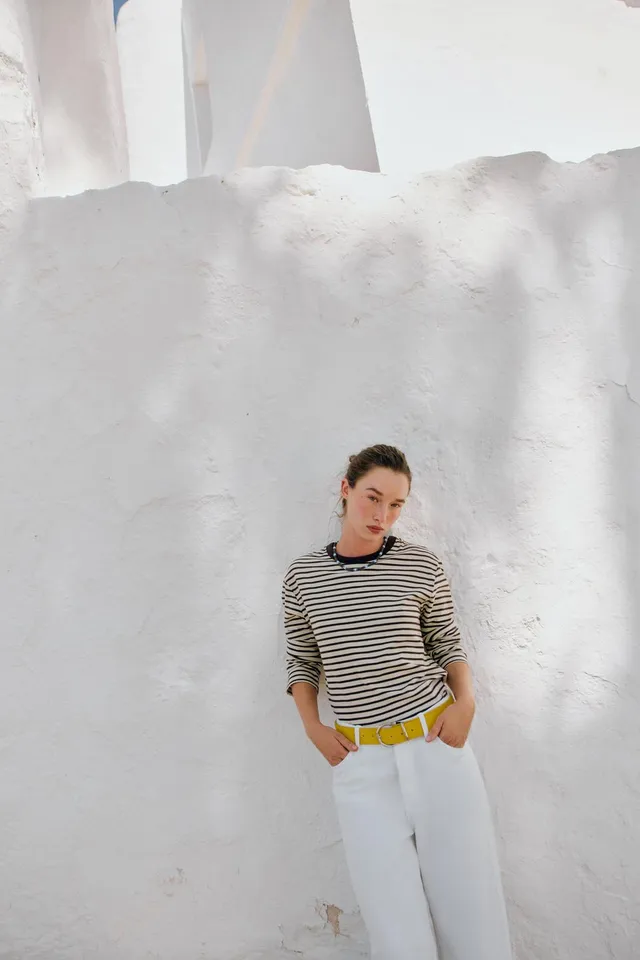 STRIPED LONG SLEEVE T-SHIRT – image 3
