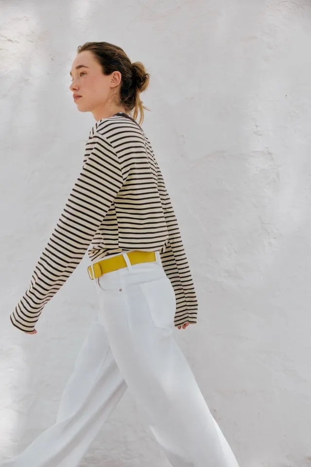 STRIPED LONG SLEEVE T-SHIRT – image 4