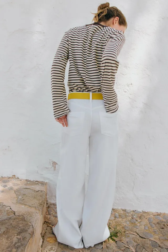 STRIPED LONG SLEEVE T-SHIRT – image 5