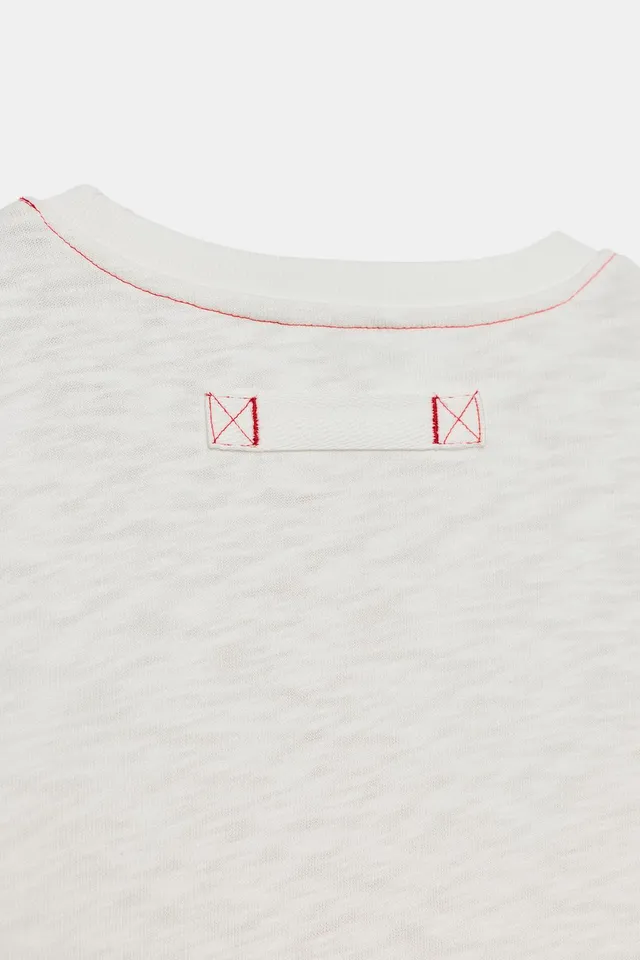 CONTRAST STITCH T-SHIRT – image 7