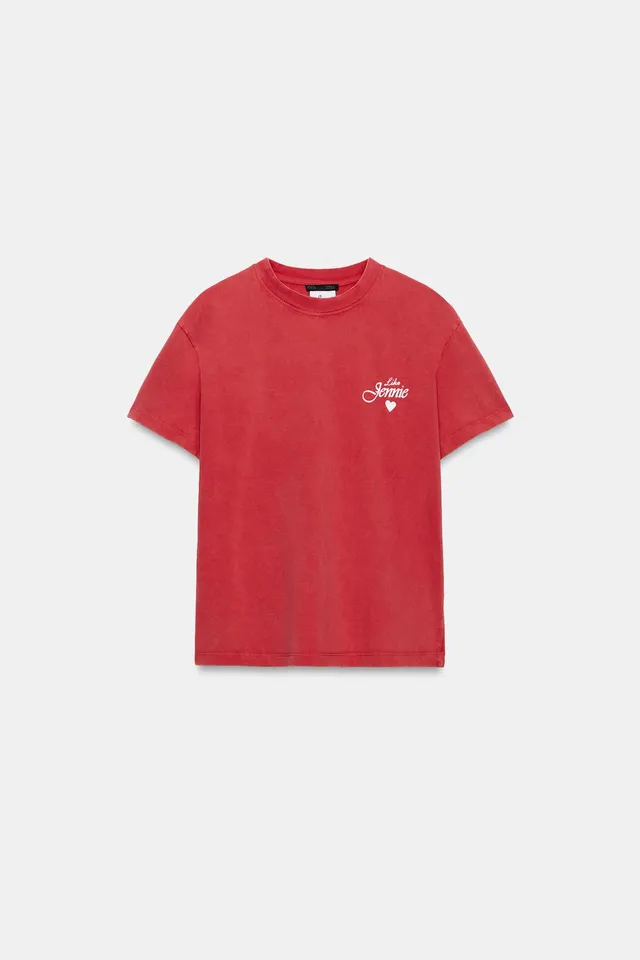 JENNIE WASHED-EFFECT T-SHIRT