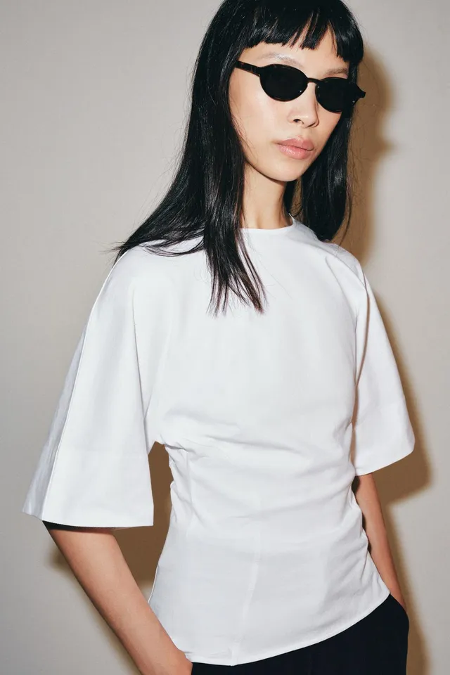 BUTTONED BACK T-SHIRT – image 2