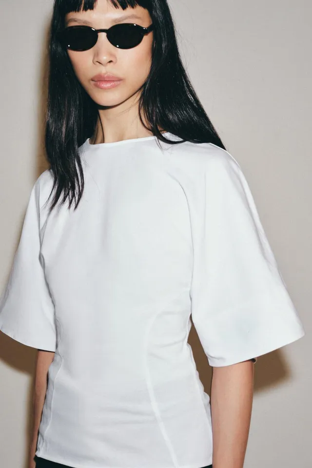 BUTTONED BACK T-SHIRT – image 3