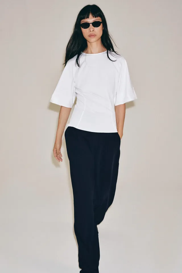 BUTTONED BACK T-SHIRT – image 4
