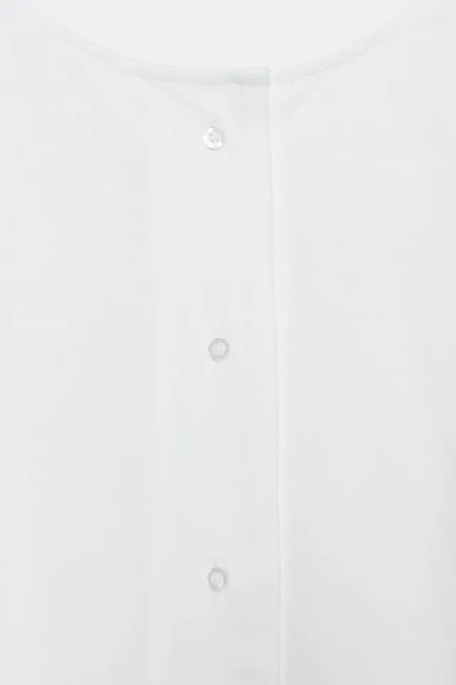 BUTTONED BACK T-SHIRT – image 7