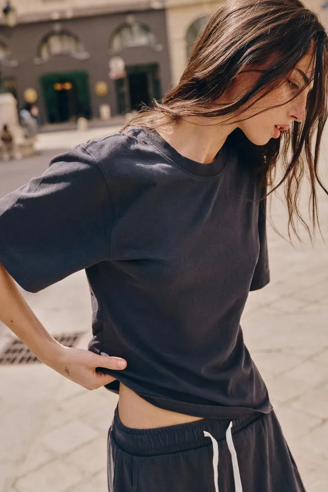 FITTED COTTON T-SHIRT – image 2