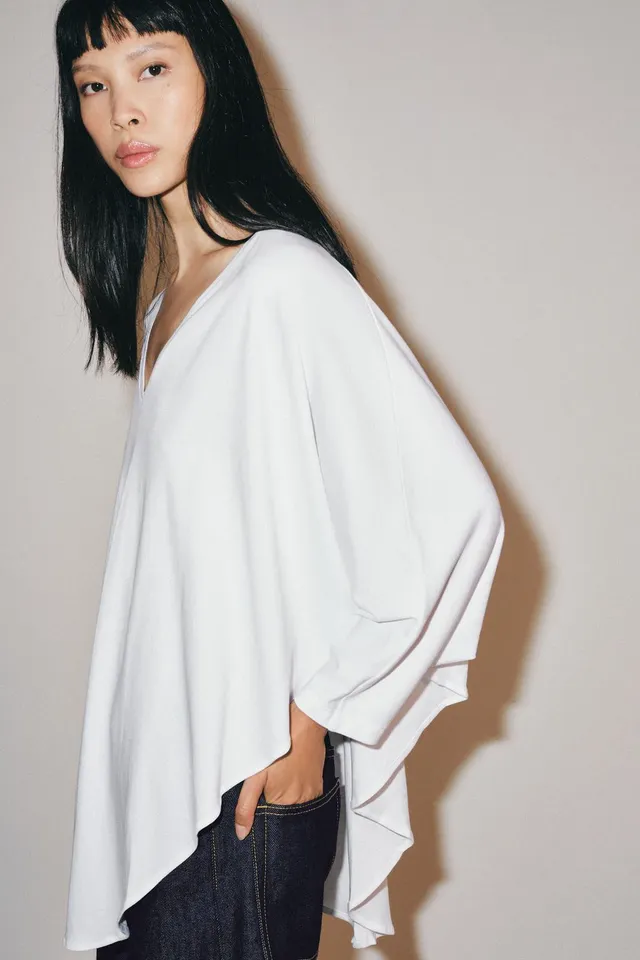 SUPIMA® COTTON CAPE T-SHIRT – image 2