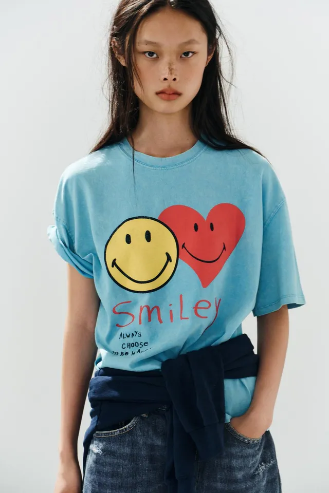 SMILEY® WASHED EFFECT T-SHIRT – image 2