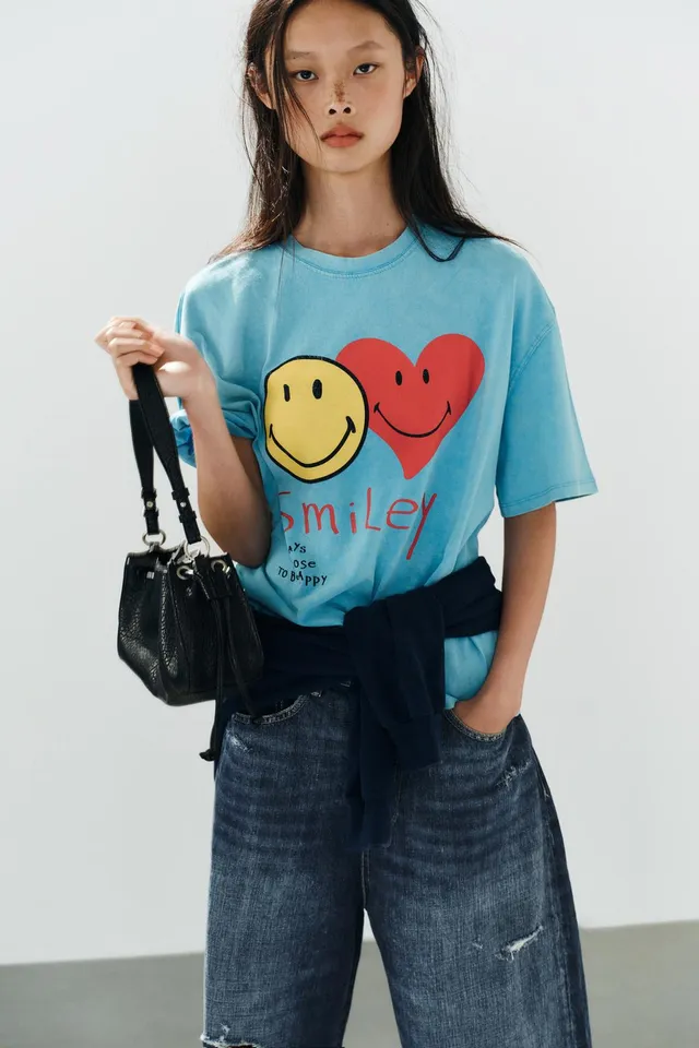 SMILEY® WASHED EFFECT T-SHIRT – image 3