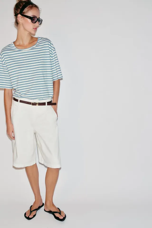 STRIPED SHORT SLEEVE T-SHIRT