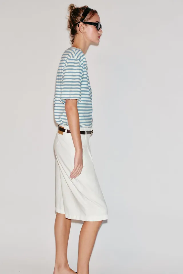 STRIPED SHORT SLEEVE T-SHIRT – image 5