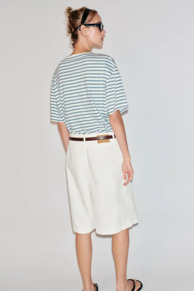 STRIPED SHORT SLEEVE T-SHIRT – image 6