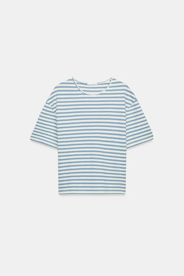 STRIPED SHORT SLEEVE T-SHIRT – image 7