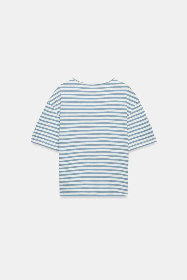 STRIPED SHORT SLEEVE T-SHIRT – image 8
