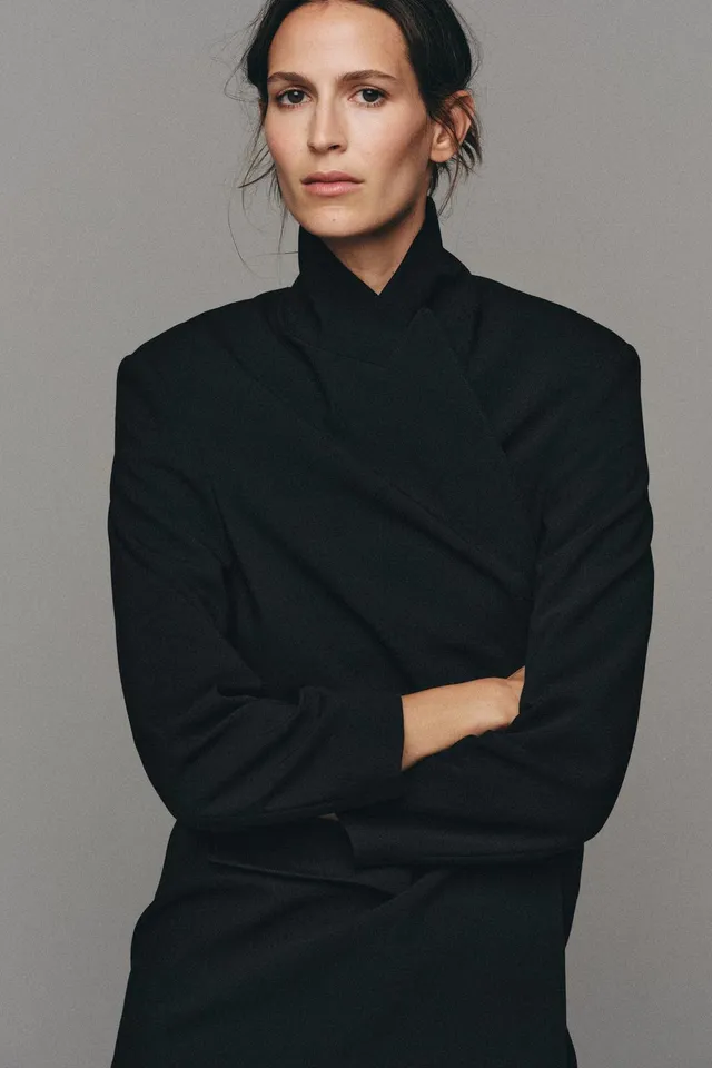 OVERSIZED DOUBLE-BREASTED BLAZER – image 4