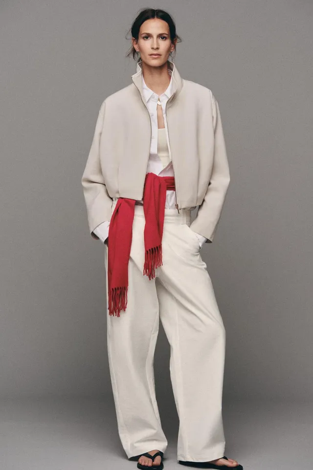 HIGH COLLAR BOMBER JACKET