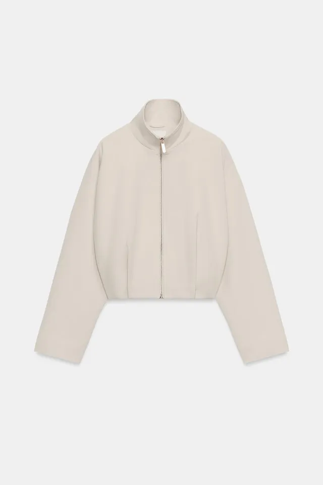 HIGH COLLAR BOMBER JACKET – image 6