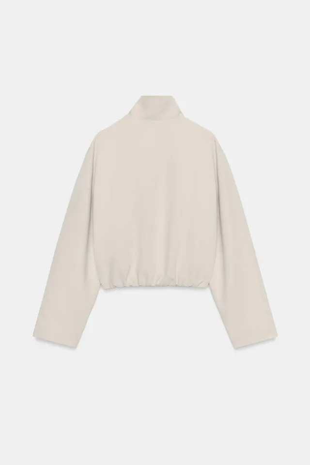 HIGH COLLAR BOMBER JACKET – image 7