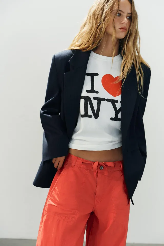 STRIPED OVERSIZE BLAZER – image 6