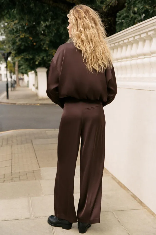 SATIN ZIP-UP SHIRT – image 3
