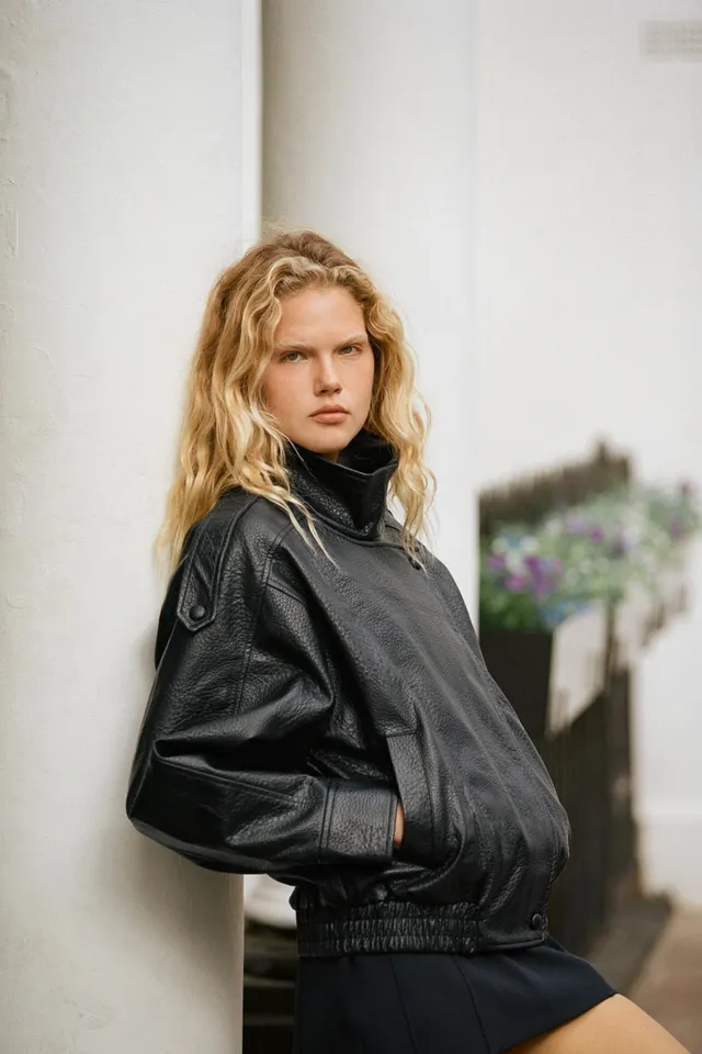 LEATHER EFFECT JACKET – image 3