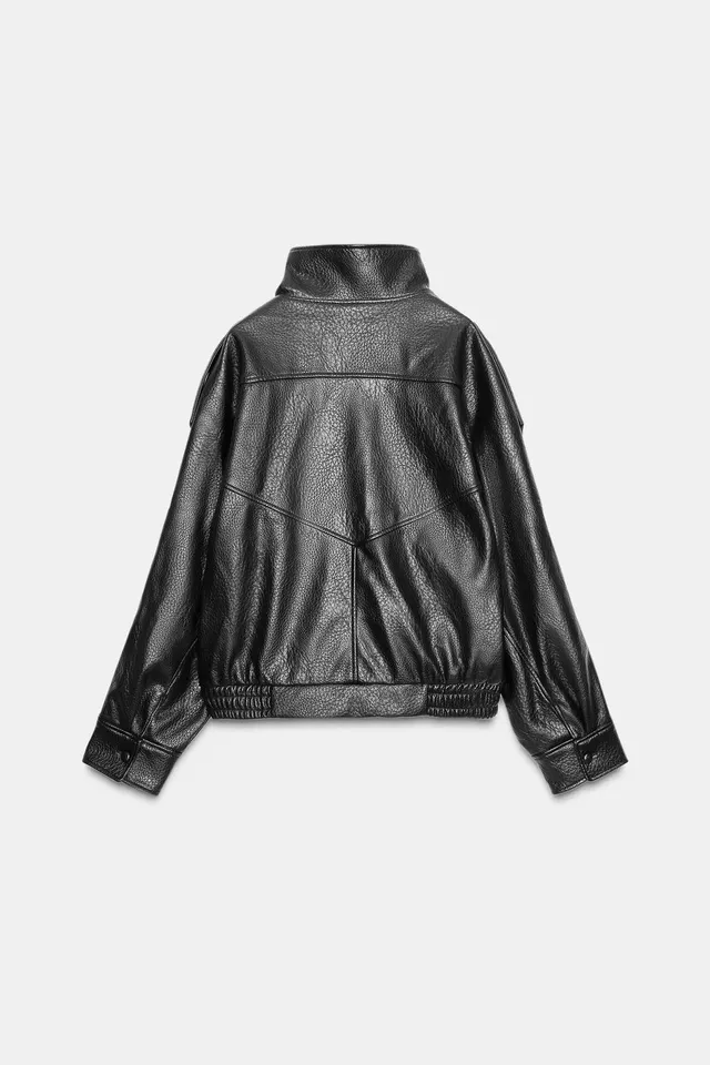 LEATHER EFFECT JACKET – image 7