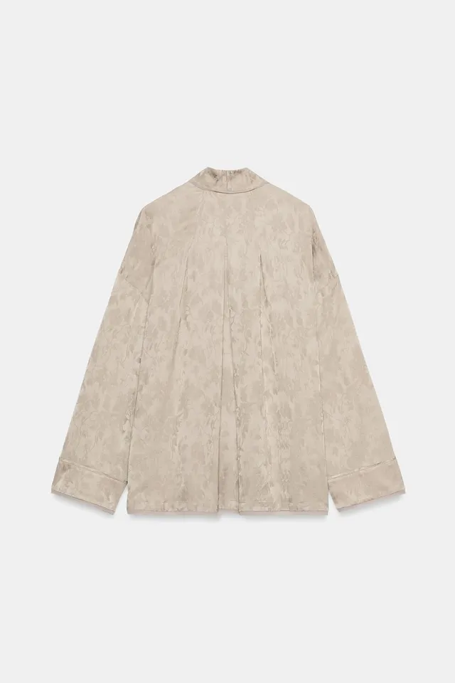 ZW COLLECTION DOUBLE-BREASTED JACQUARD BLAZER – image 7