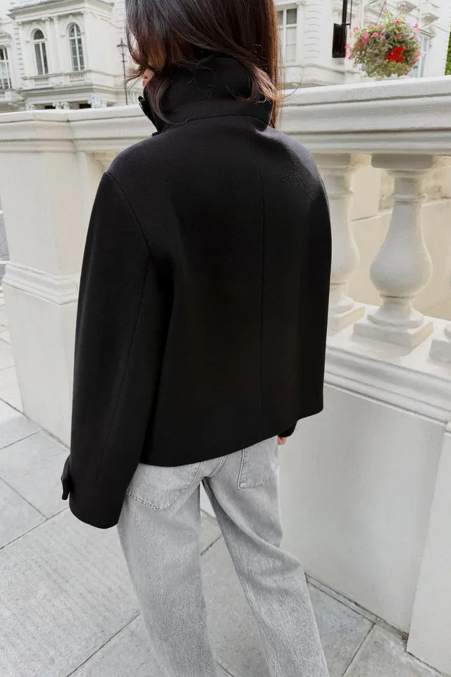 SOFT DOUBLE-BREASTED JACKET – image 3