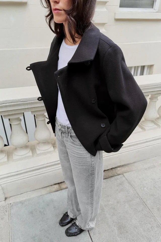 SOFT DOUBLE-BREASTED JACKET – image 4