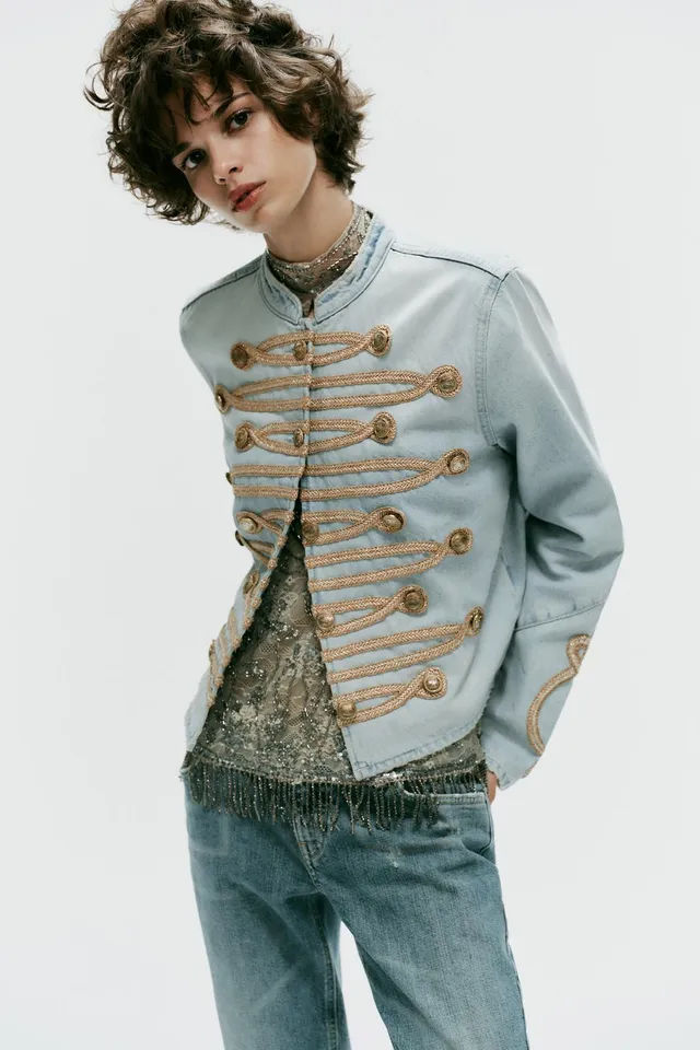 TRF BUTTONED DENIM JACKET – image 2