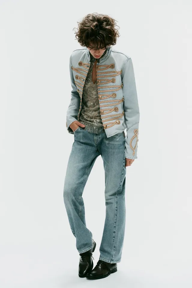 TRF BUTTONED DENIM JACKET – image 5