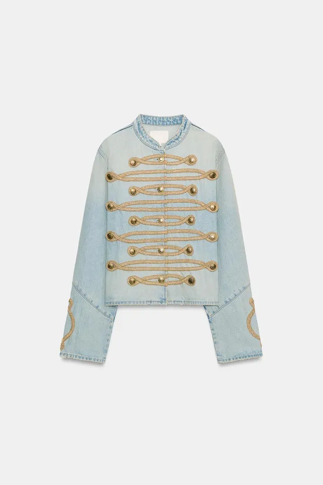 TRF BUTTONED DENIM JACKET – image 7