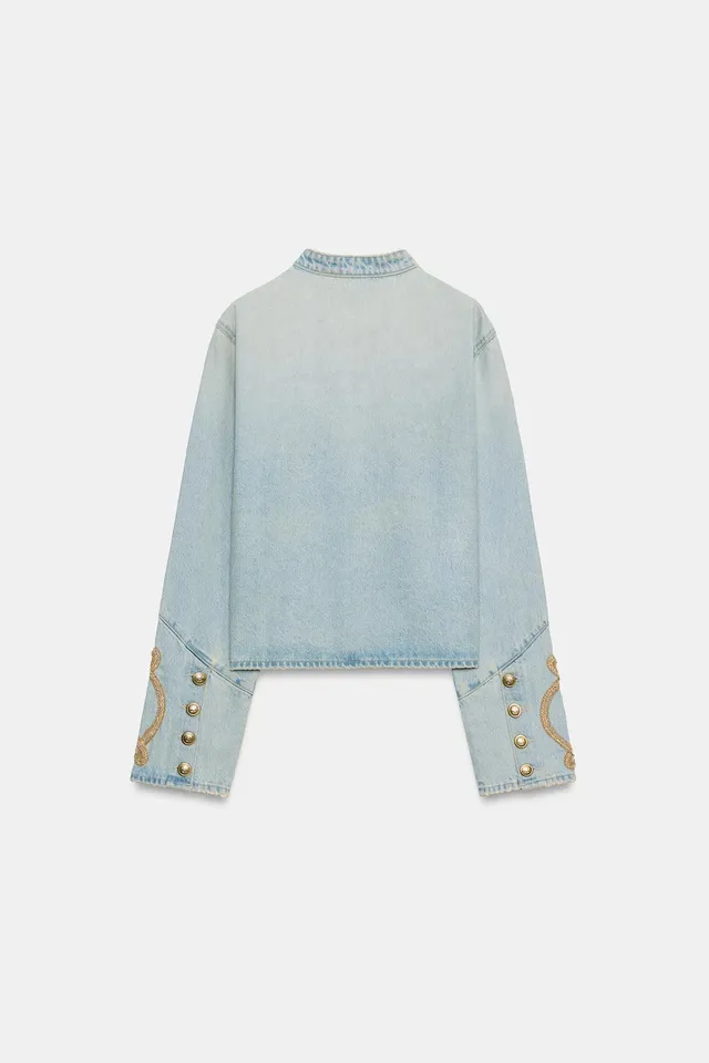 TRF BUTTONED DENIM JACKET – image 8