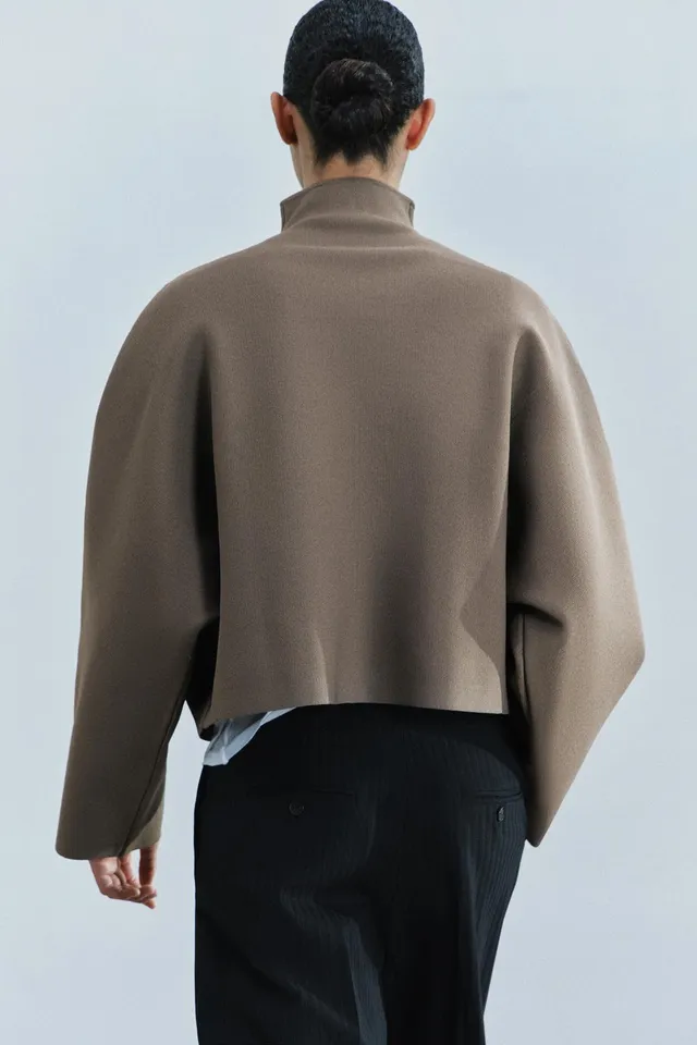 GATHERED KNIT JACKET – image 3