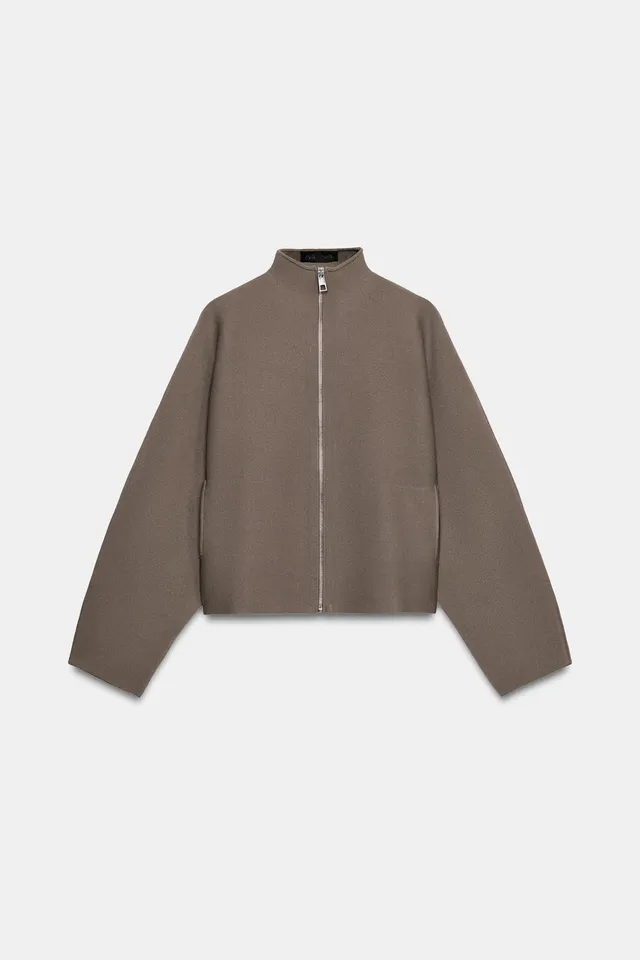 GATHERED KNIT JACKET – image 6