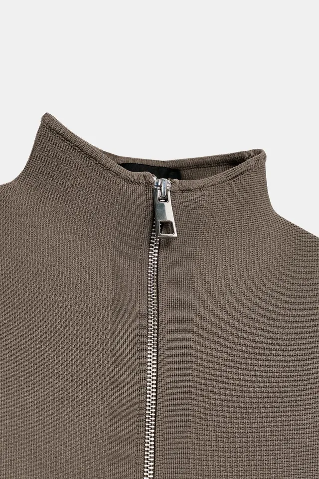 GATHERED KNIT JACKET – image 8