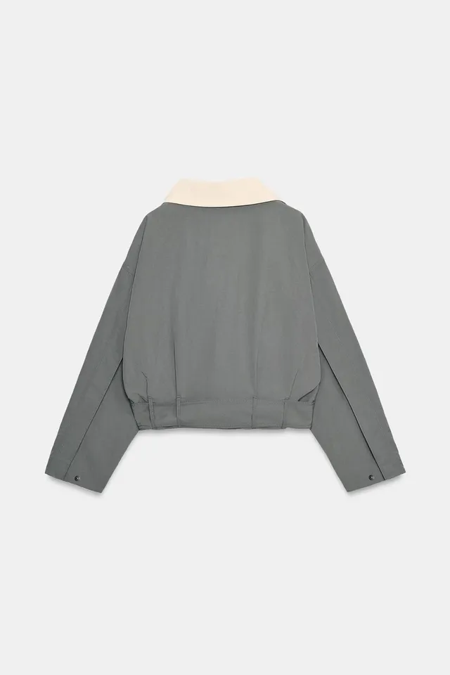 جاكيت قصير بحزام ZW COLLECTION – صورة 7