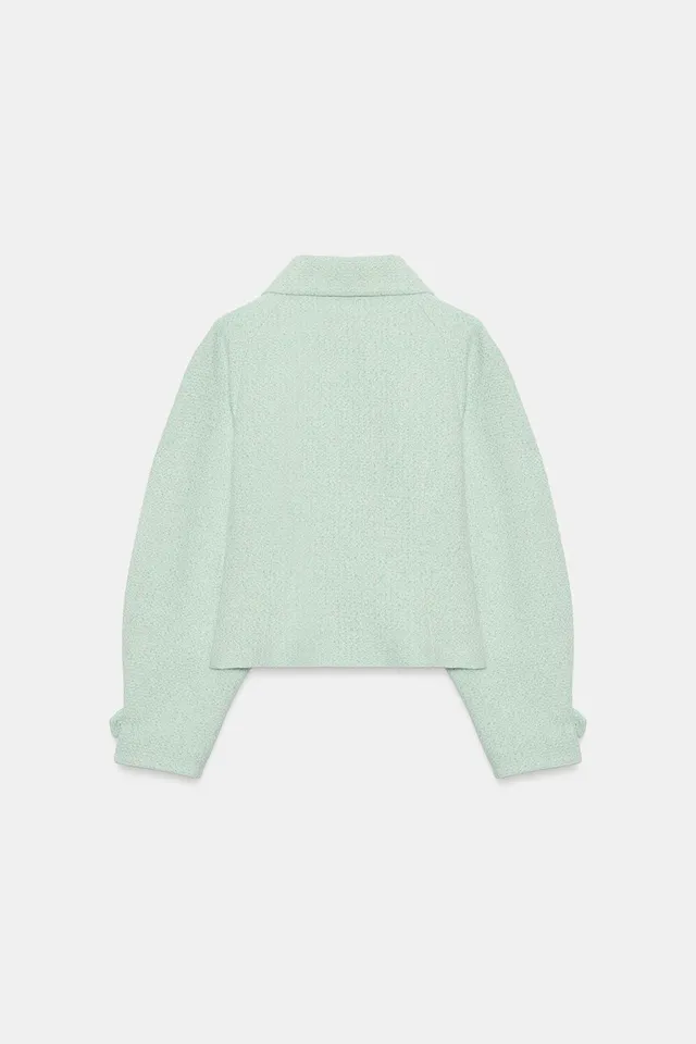 TEXTURED ZIP-UP JACKET – image 8