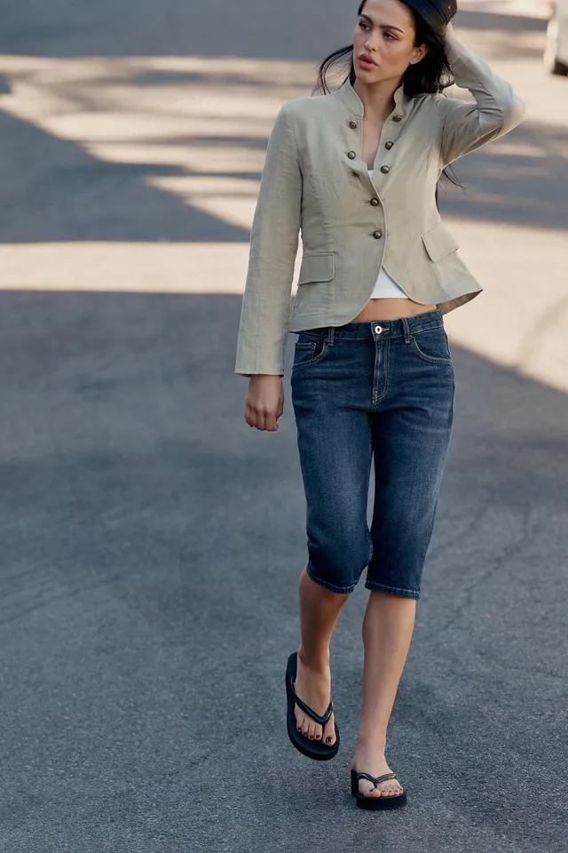 RUSTIC BUTTONED BLAZER – image 2