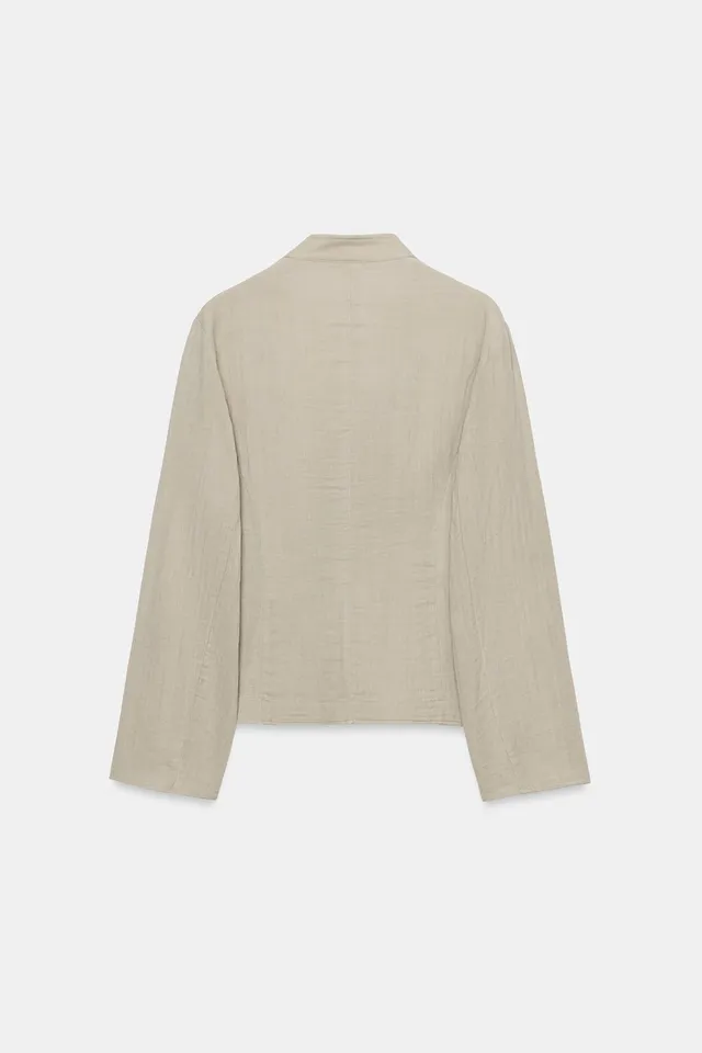 RUSTIC BUTTONED BLAZER – image 5