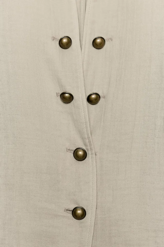 RUSTIC BUTTONED BLAZER – image 6